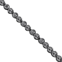 Thumbnail for 14K GOLD BLACK RHODIUM PLATED MENS DIAMOND TENNIS CHAIN WITH BLACK DIAMONDS 13 CTW