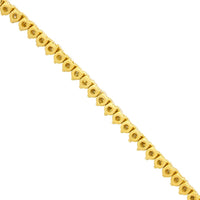 Thumbnail for Diamond Tennis Chain in 10k Yellow Gold 26 inches 15.25 Ctw 4 mm