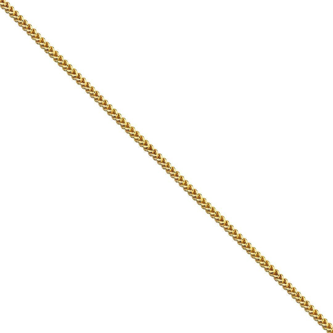 10K Yellow Gold Mens Franco Chain 3 mm