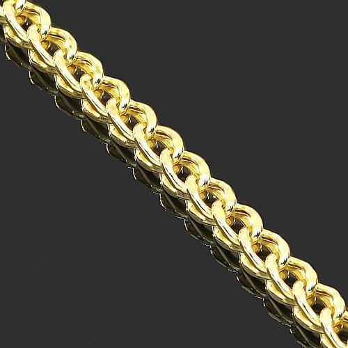 10K Yellow Gold Mens Franco Chain 4 mm