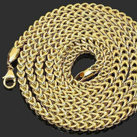 Thumbnail for 10K Yellow Gold Mens Franco Chain 4 mm