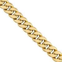 Thumbnail for 10k Yellow Semi-Solid Gold Cuban Link Chain 5.5 mm