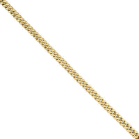 Thumbnail for 10k Yellow Semi-Solid Gold Cuban Link Chain 5.5 mm