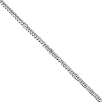 Thumbnail for 14K White Gold Mens Cuban Link Chain 5 mm