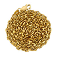 Thumbnail for 14k Yellow Gold Cable Chain 3 mm