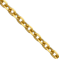 Thumbnail for 14k Yellow Gold Cable Chain 3 mm