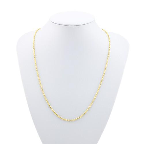 14k Yellow Gold Fancy Chain 2.5 mm