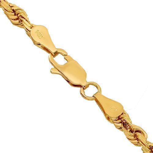 14K Yellow Gold Fancy Chain 3 mm