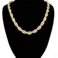 Thumbnail for 14K Yellow Gold Fancy Rope Chain 4 mm