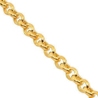 Thumbnail for 18K Yellow Gold Mens Fancy Chain 3 mm