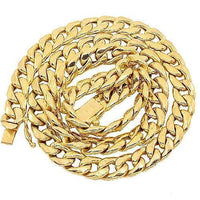 Thumbnail for 18K Yellow Solid Gold Cuban Chain 4 mm