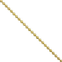 Thumbnail for Moon Cut Ball Bead Chain in 14k Yellow Gold 3 mm