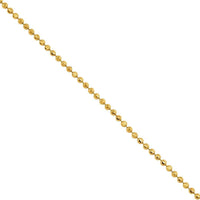 Thumbnail for Moon Cut Ball Chain in 10k Yellow Gold 1.7 mm